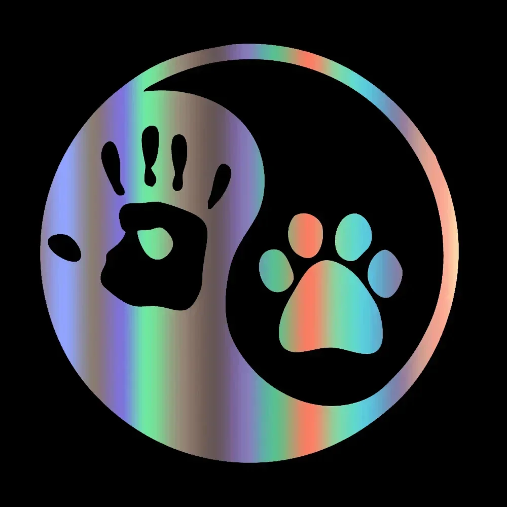 Car Stickers. Footprints, Yin and Yang Fish, Automobile Products. Tremendous. Black / White Red Laser Silver Polyethylene Decal
Car Stickers. Footprints, Yin and Yang Fish, Automobile Products. Tremendous. Black / White Red Laser Silver Polyethylene Decal