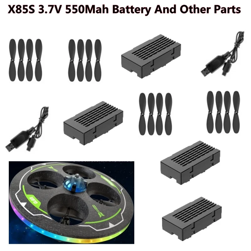 X85S RC Helicopter spare parts 3.7V 550MAH Battery/Main Blades X85S WIFI FPV Drone Battery X85S Helicopter Original battery
X85S RC Helicopter spare parts 3.7V 550MAH Battery/Main Blades X85S WIFI FPV Drone Battery X85S Helicopter Original battery