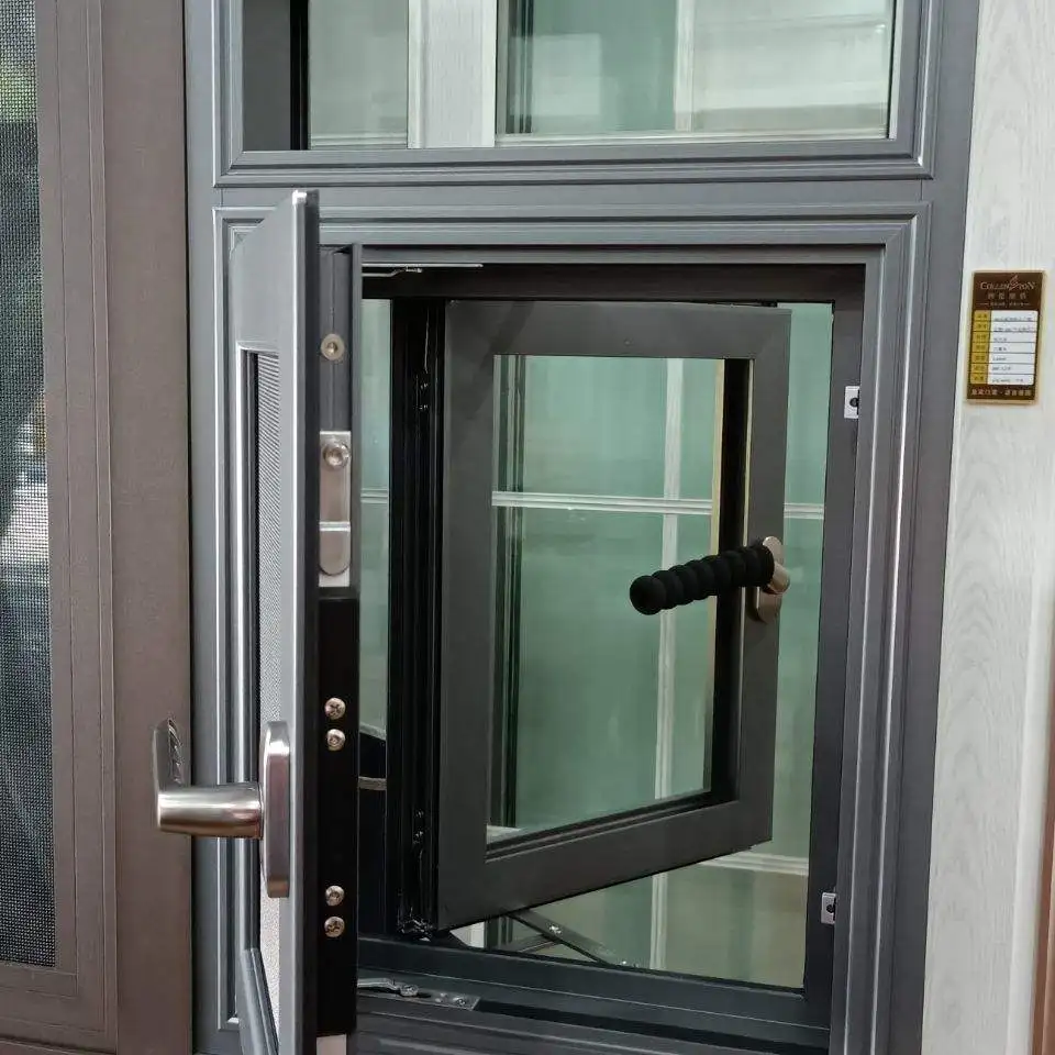 Factory Customization Affordable Price Manual Double Layer Glass Casement Window CE Certification High Quality Sunshade Windows
Factory Customization Affordable Price Manual Double Layer Glass Casement Window CE Certification High Quality Sunshade Windows