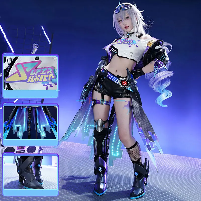 Silver Wolf LV 999 Cosplay Costume Game Honkai Star Rail Outfits Women Fancy Suit Halloween Party Uniforms Custom Made
Silver Wolf LV 999 Cosplay Costume Game Honkai Star Rail Outfits Women Fancy Suit Halloween Party Uniforms Custom Made