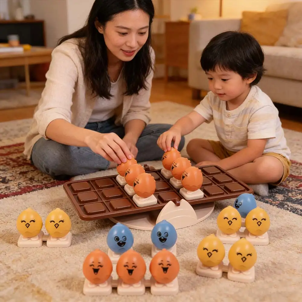 Egg Egg Balance Board Game Counting Tree Leisure Time Parent-child Interactive Tabletop Game Interactive Trend
Egg Egg Balance Board Game Counting Tree Leisure Time Parent-child Interactive Tabletop Game Interactive Trend