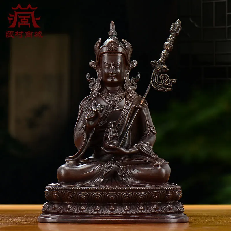 Distressed Carved Padmasambhava Portable Copper Statue Tibet Indoor Home Lotus Master Desktop Decoration
Distressed Carved Padmasambhava Portable Copper Statue Tibet Indoor Home Lotus Master Desktop Decoration