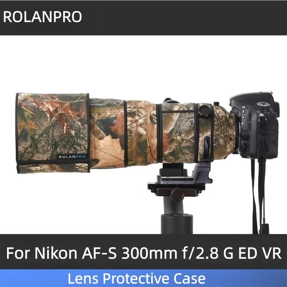 ROLANPRO Lens Camouflage Coat Rain Cover For Nikon AF-S 300mm f/2.8 G ED VR I/II Lens Protective Case For Nikon SLR camera
ROLANPRO Lens Camouflage Coat Rain Cover For Nikon AF-S 300mm f/2.8 G ED VR I/II Lens Protective Case For Nikon SLR camera