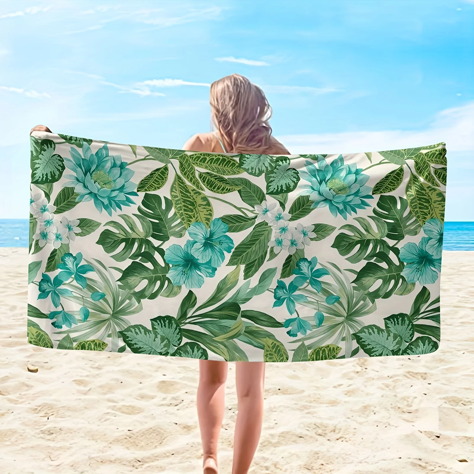 Aesthetic Tropical Botanical Beach Towel 1Pc Microfiber Waterproof Sandproof 2D Flat Printed Ins Style Summer Picnic Mat
Aesthetic Tropical Botanical Beach Towel 1Pc Microfiber Waterproof Sandproof 2D Flat Printed Ins Style Summer Picnic Mat