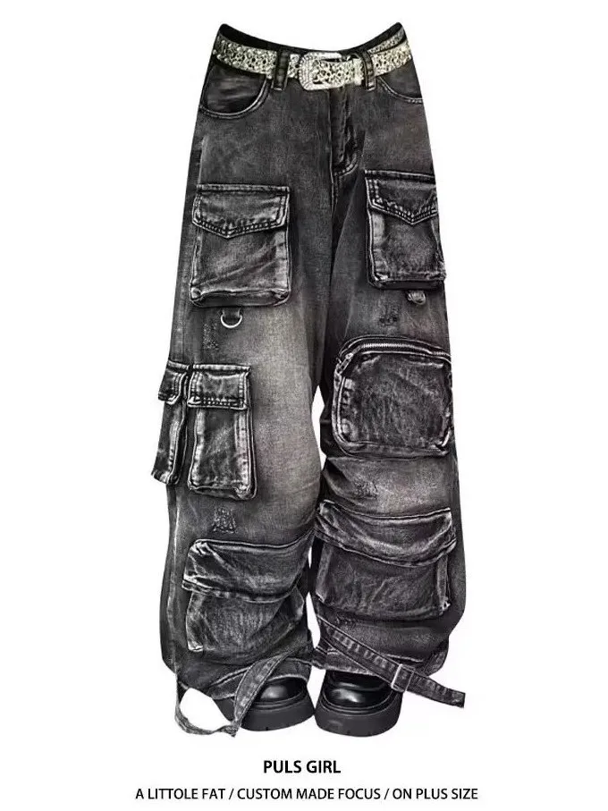 Винтажные свободные джинсы American High Street Vibe Heavy Du, мужские модные брендовые джинсы Haome Multi ket, широкая рабочая одежда, длинные брюки...
Винтажные свободные джинсы American High Street Vibe Heavy Du, мужские модные брендовые джинсы Haome Multi ket, широкая рабочая одежда, длинные брюки...