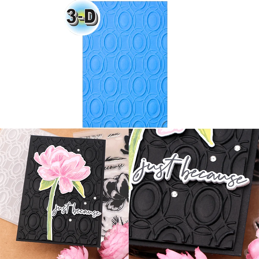 Elliptical background 3D Embossing Folder and Matching Dies for Adding Textured Detail To Paper Crafting Card Making Supplies
Elliptical background 3D Embossing Folder and Matching Dies for Adding Textured Detail To Paper Crafting Card Making Supplies