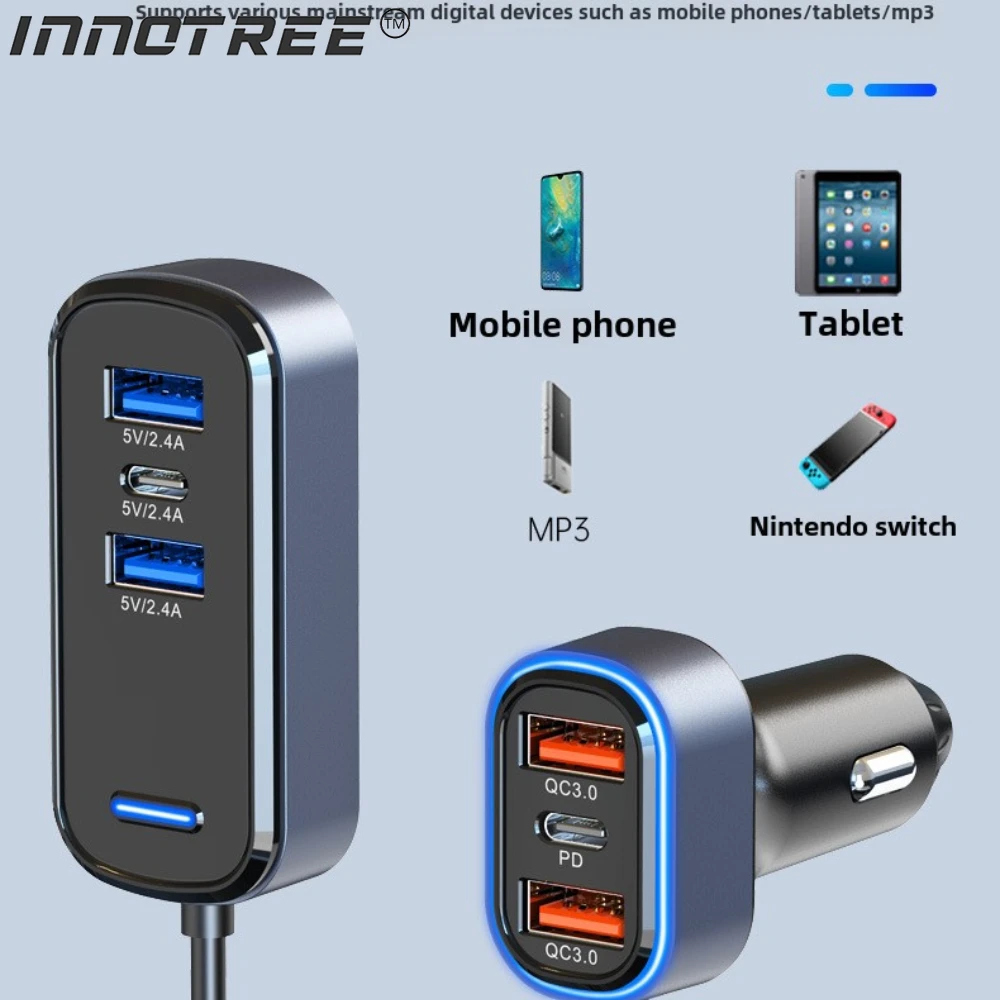 USB Car Charger Type C Fast Charging Phone Adapter PD QC3.0 for IPhone Samsung Xiaomi Huawei Charger Socket Cigarette Lighter
USB Car Charger Type C Fast Charging Phone Adapter PD QC3.0 for IPhone Samsung Xiaomi Huawei Charger Socket Cigarette Lighter