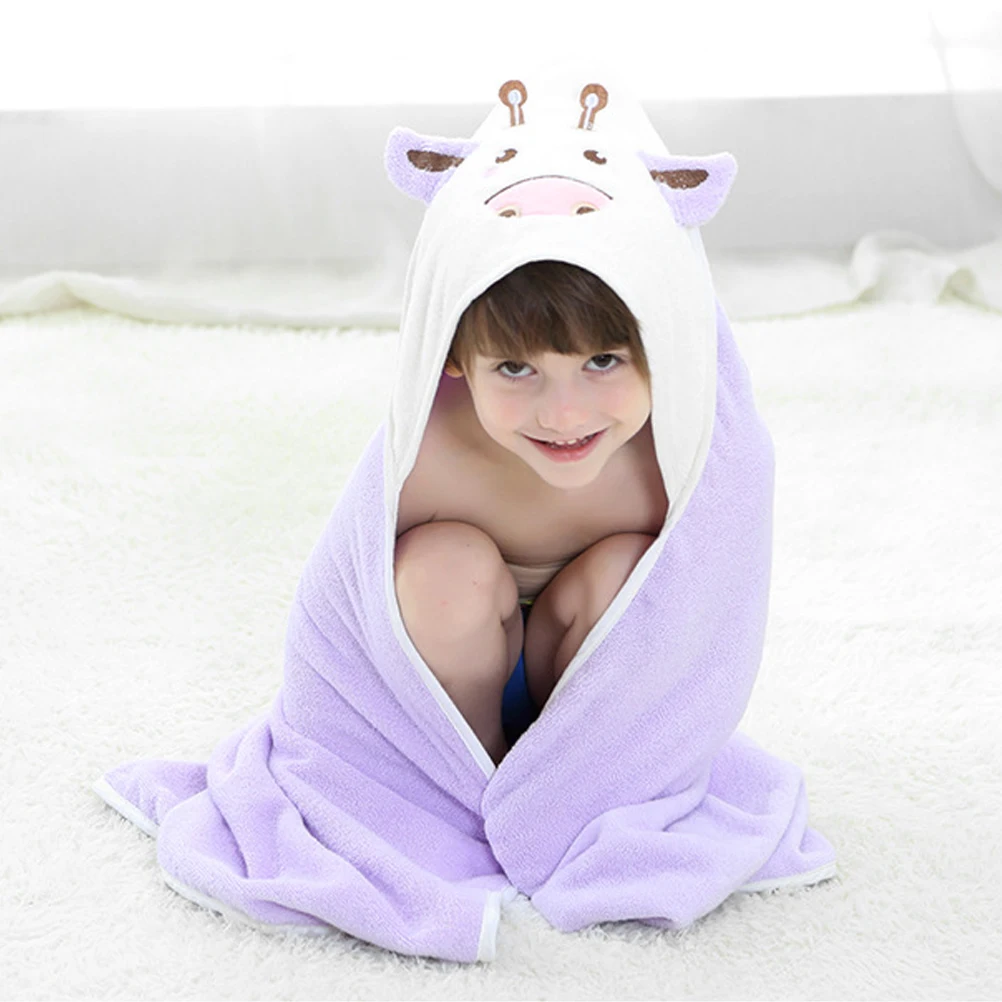 Children's Cape Bath Towel Robe Kid Baby Bathing Cartoon Cow Cotton Soft Warm Toddler Infant Wrap Comfortable
Children's Cape Bath Towel Robe Kid Baby Bathing Cartoon Cow Cotton Soft Warm Toddler Infant Wrap Comfortable