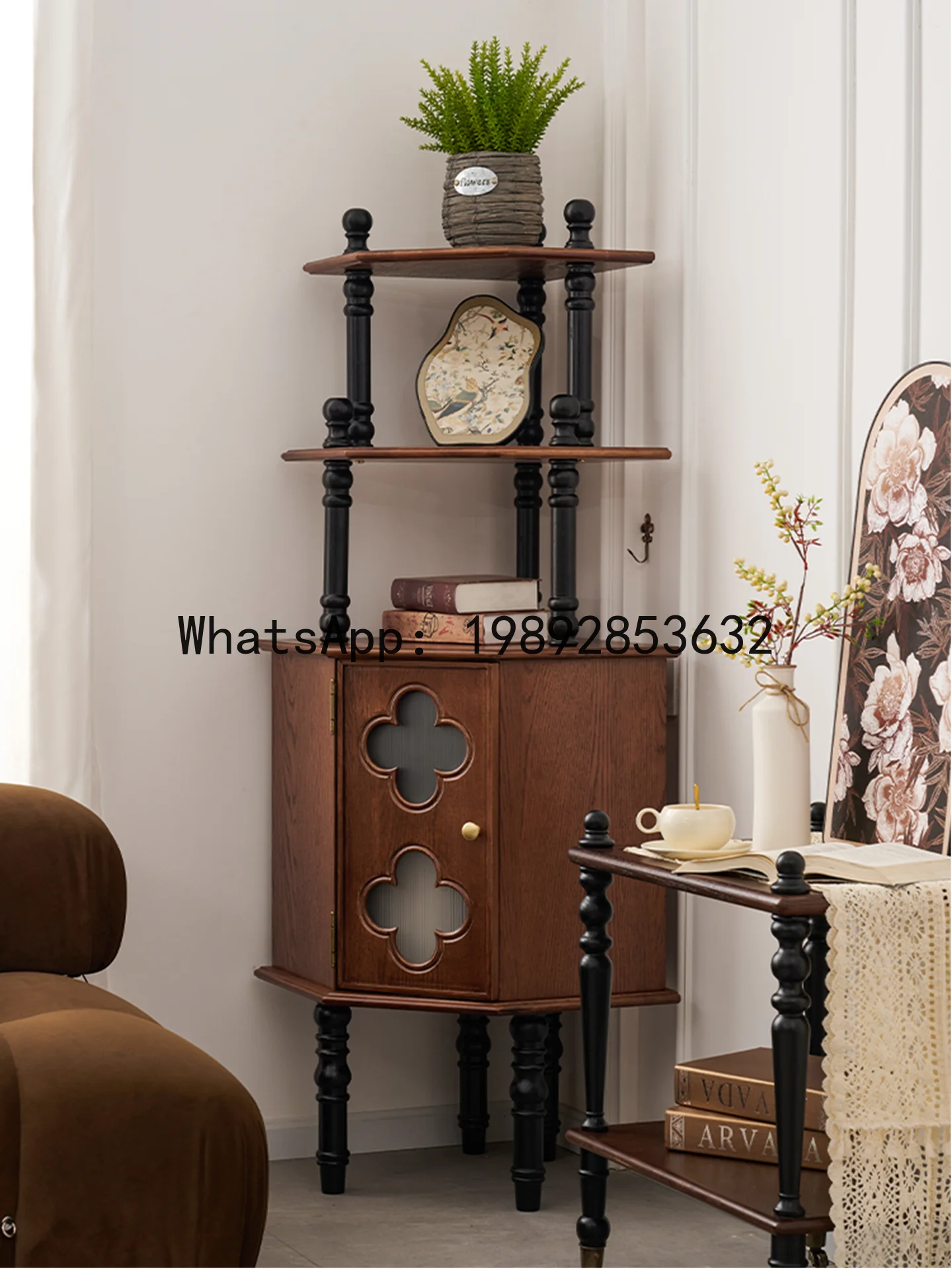 LYY French Vintage Style Solid Wood Corner Shelf American Retro Living Room Small Apartment Corner Display
LYY French Vintage Style Solid Wood Corner Shelf American Retro Living Room Small Apartment Corner Display