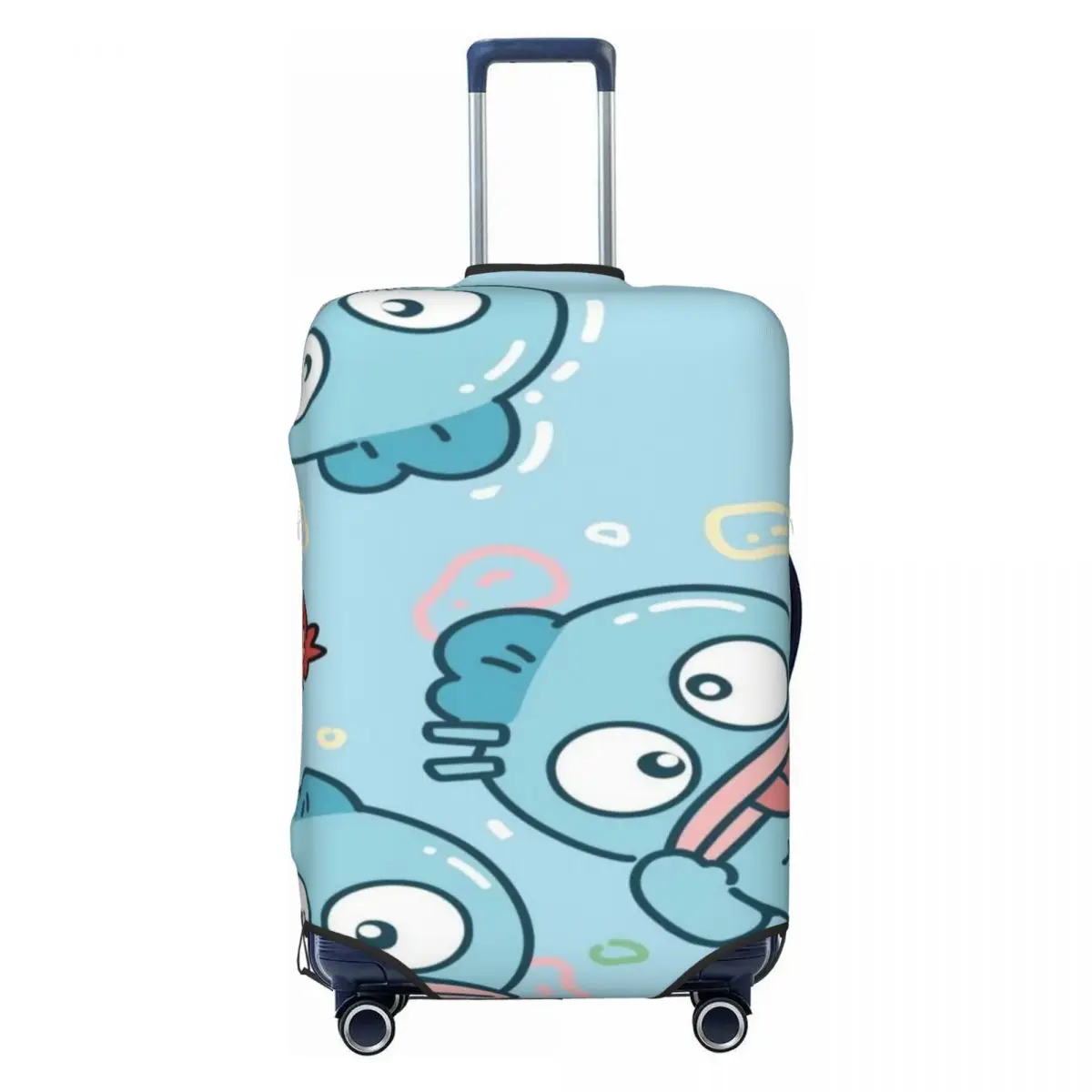 Custom Hangyodon Cartoon Travel Luggage Cover Washable Suitcase Cover Protector Fit 18-32 Inch 
Custom Hangyodon Cartoon Travel Luggage Cover Washable Suitcase Cover Protector Fit 18-32 Inch