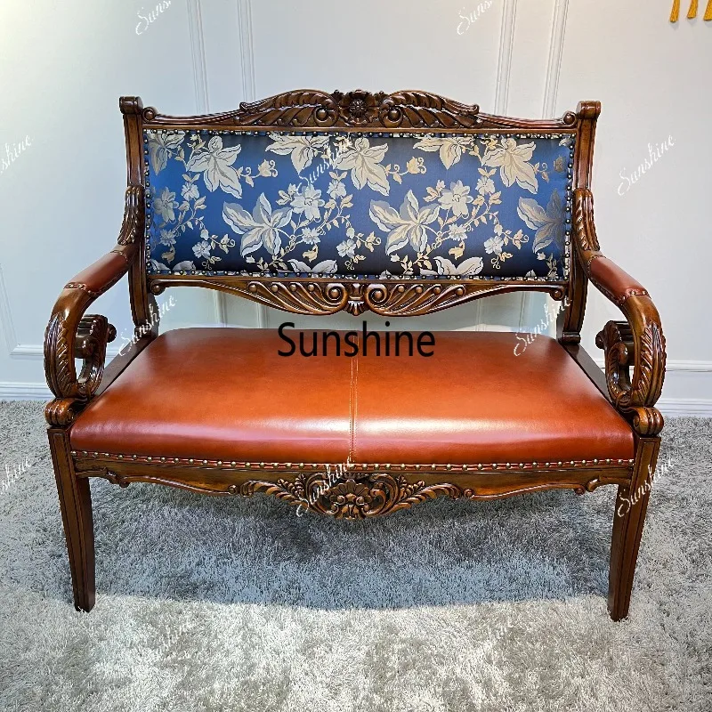 American solid wood sofa chair villa luxury living room leisure chair negotiation chair
American solid wood sofa chair villa luxury living room leisure chair negotiation chair