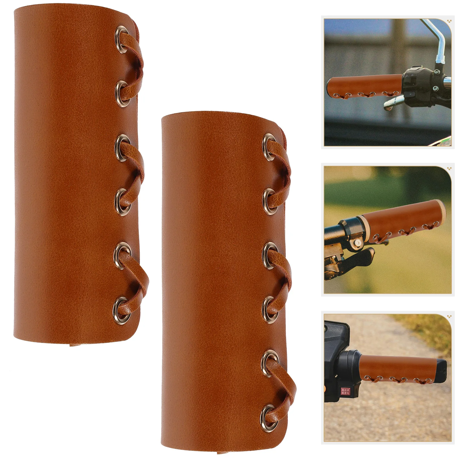 Bicycle Handlebar Grips Retro Brown Adjustable Bike Handles Anti-skid Motorcycle Scooter Mountain grips handlebar pad
Bicycle Handlebar Grips Retro Brown Adjustable Bike Handles Anti-skid Motorcycle Scooter Mountain grips handlebar pad