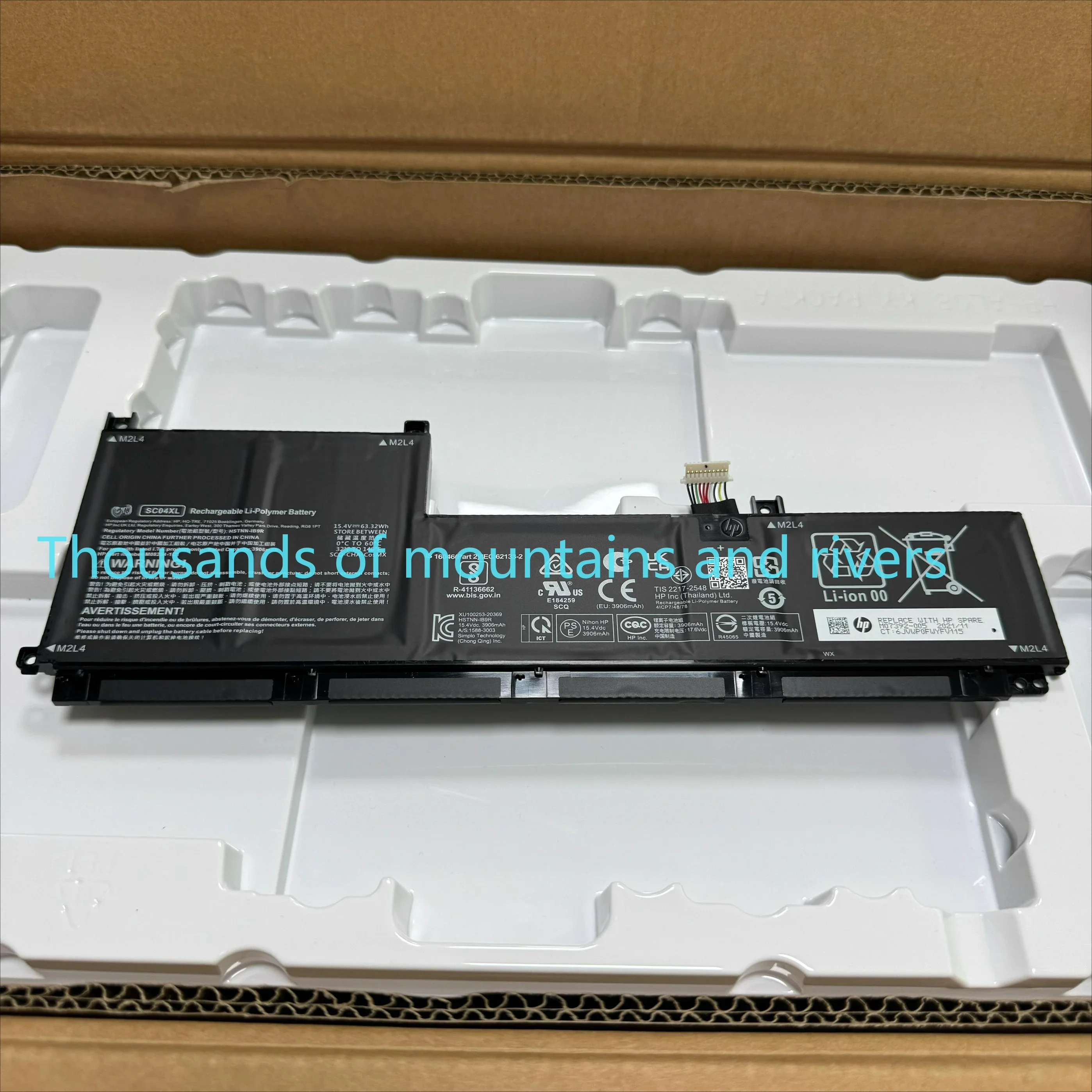 NEW Battery SC04XL For HP ENVY 14-EB M08254-1C1 M07392-005 HSTNN-IB9R 15.4V 63.32Wh Notebook
NEW Battery SC04XL For HP ENVY 14-EB M08254-1C1 M07392-005 HSTNN-IB9R 15.4V 63.32Wh Notebook