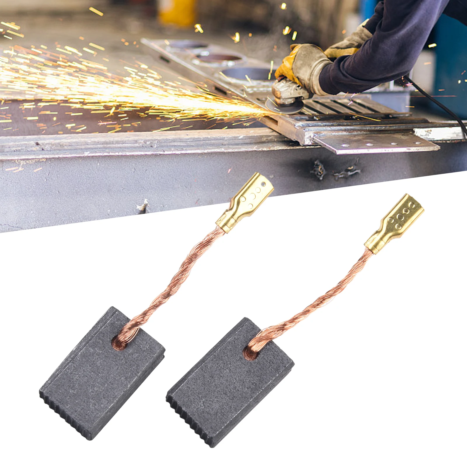 2pcs ANGLE GRINDER CARBON BRUSHES 5mm x 10mm (1 PAIR ) BS6 For GWS 8-115 GWS 8 115 5X10X17mm Set High Quality Accessories New
2pcs ANGLE GRINDER CARBON BRUSHES 5mm x 10mm (1 PAIR ) BS6 For GWS 8-115 GWS 8 115 5X10X17mm Set High Quality Accessories New
