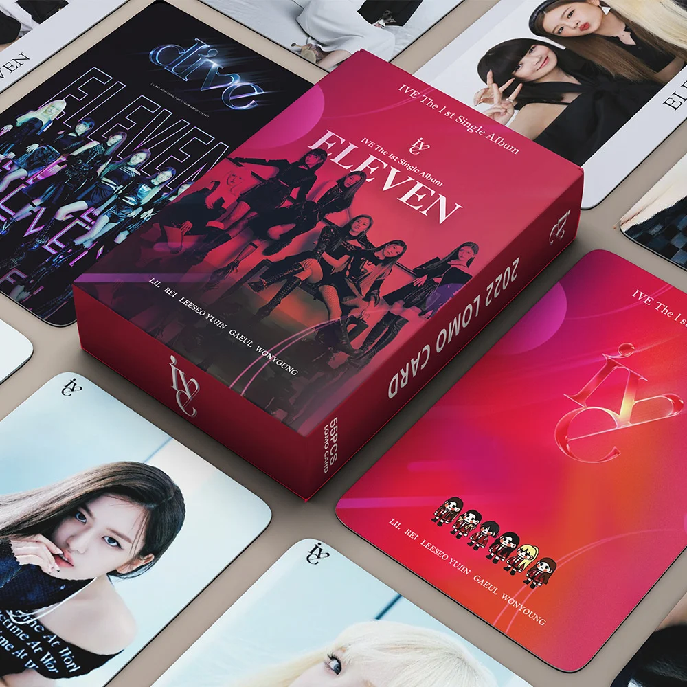 54pcs/set KpopLOVE D ELEVEN LIZ Lomo Cards High quality Print Photocard Postcard Fashion Cute Fans Gift
54pcs/set KpopLOVE D ELEVEN LIZ Lomo Cards High quality Print Photocard Postcard Fashion Cute Fans Gift