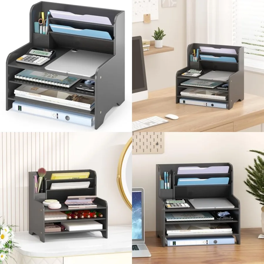 Desktop Mail Letter Tray Paper Document Organizer with Pen Holder for Home Office Supplies, Office Desk Accessories and Workspa
Desktop Mail Letter Tray Paper Document Organizer with Pen Holder for Home Office Supplies, Office Desk Accessories and Workspa
