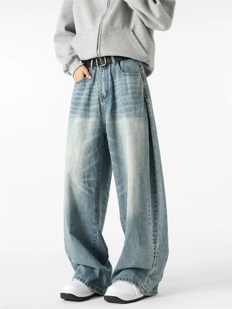 Light Blue Men's Vintage Waed High Street Casual Pants Flared Loose Wide Leg American Sle Long Jeans Straight Tube Loose
Light Blue Men's Vintage Waed High Street Casual Pants Flared Loose Wide Leg American Sle Long Jeans Straight Tube Loose