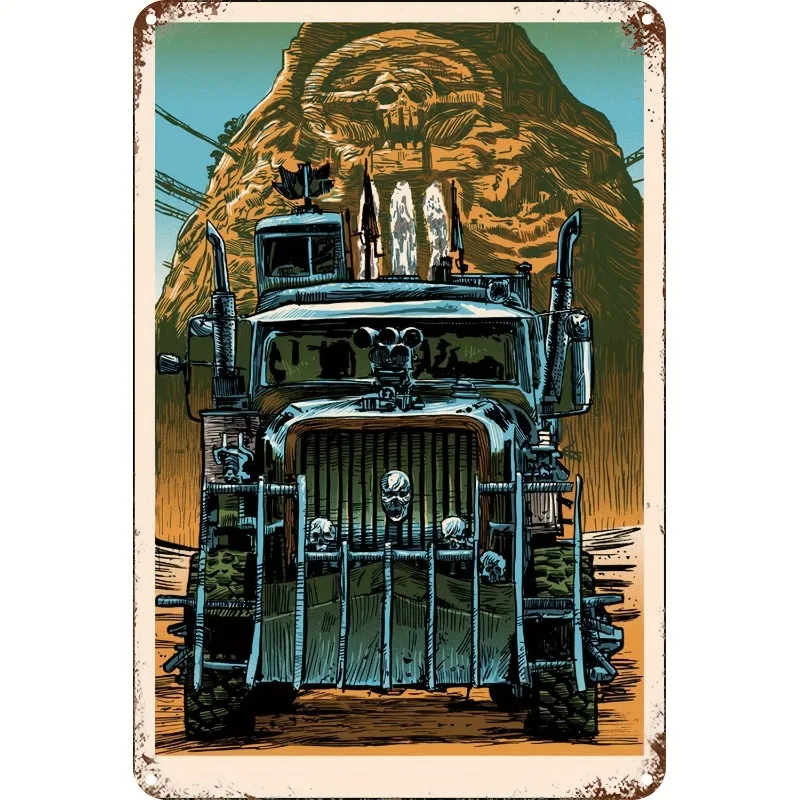 Vintage Monster Truck Metal Tin Sign, Skull & Cannon Design, Rustic Aluminum Wall Decor for Home, Office, Cafe, Pub, 8x12 Inches
Vintage Monster Truck Metal Tin Sign, Skull & Cannon Design, Rustic Aluminum Wall Decor for Home, Office, Cafe, Pub, 8x12 Inches