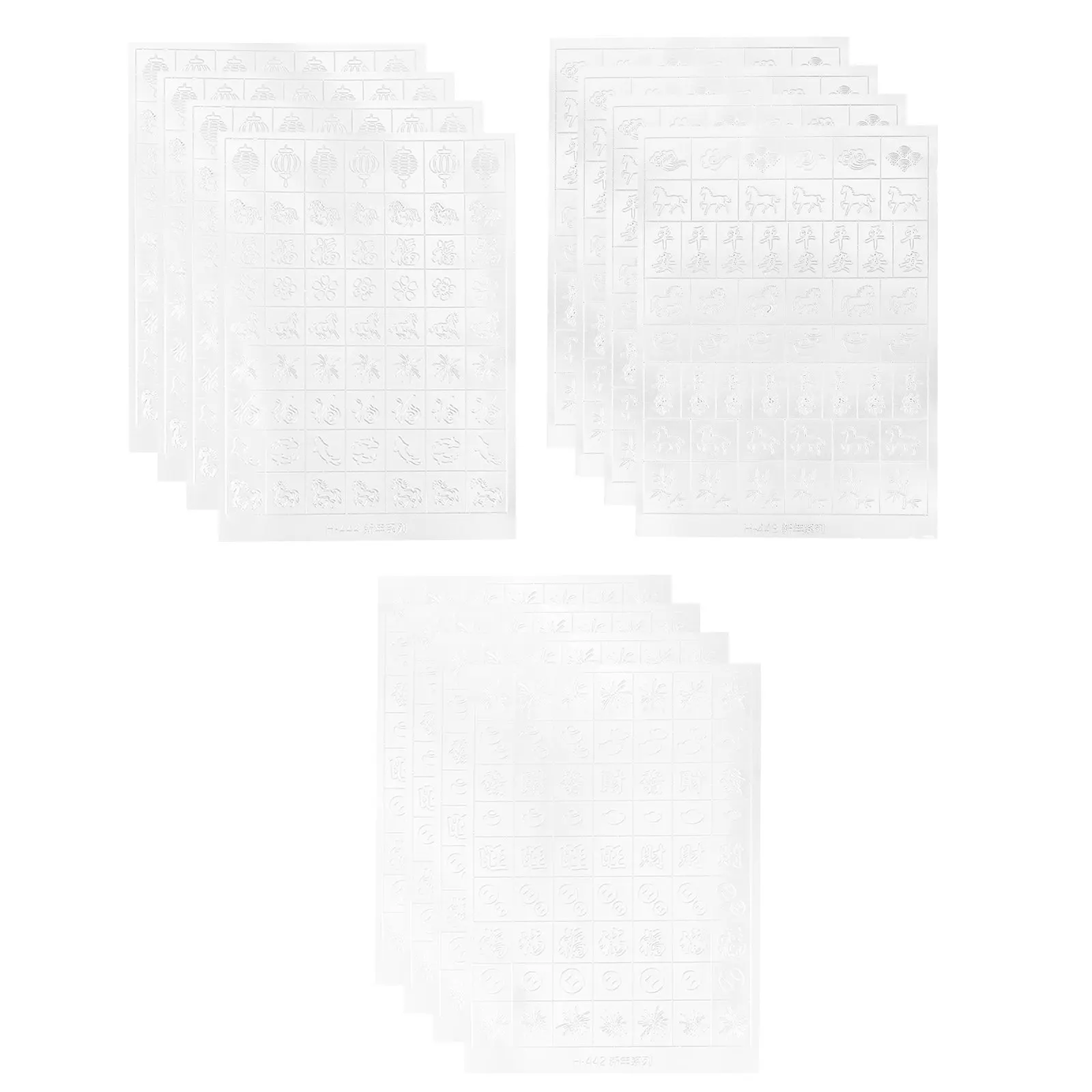 12Pcs Nail Art Sticker Hollow Patterns Chinese New Year Self Adhesive Decals DIY Manicure Stencils Holiday Nail Decor Templates
12Pcs Nail Art Sticker Hollow Patterns Chinese New Year Self Adhesive Decals DIY Manicure Stencils Holiday Nail Decor Templates
