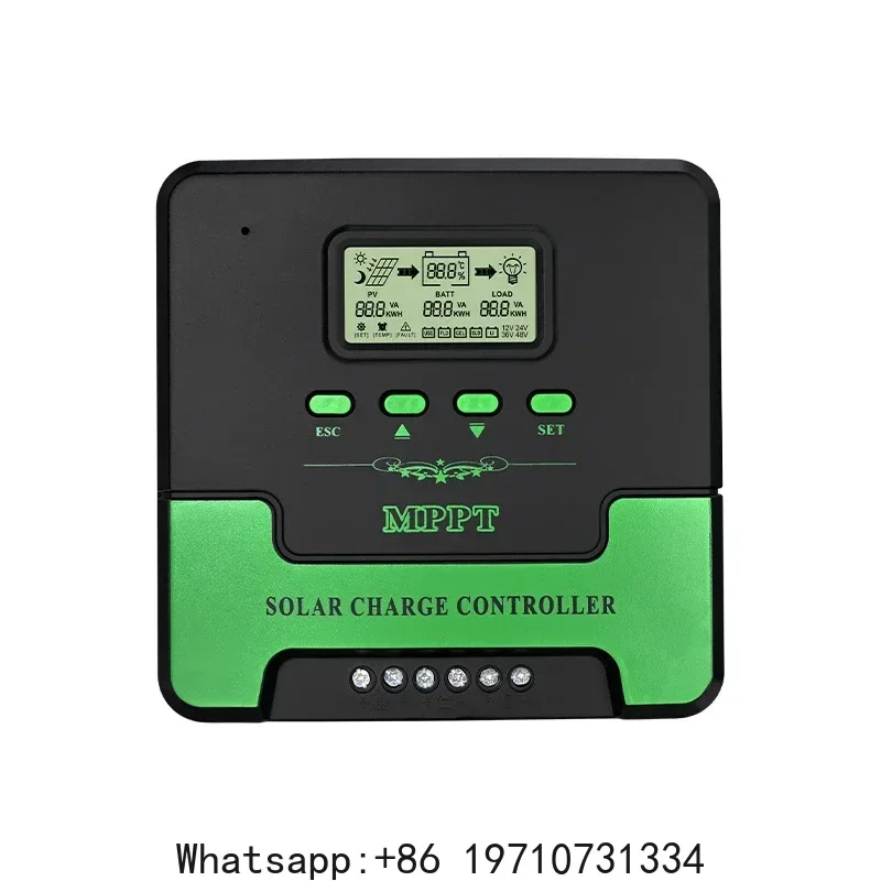 12V 24V Auto WiFi MPPT Solar Charge Controller 20A/30A/40A/60A Dual USB LCD Display Panel Regulator PV Regulators
12V 24V Auto WiFi MPPT Solar Charge Controller 20A/30A/40A/60A Dual USB LCD Display Panel Regulator PV Regulators