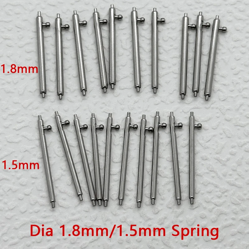 1.5mm and 1.8mm Quick-Release Strap Spring Bars 0.8mm Tip Compatible with 16 18 19 20 21 22 24 26mm Straps Bracelets Buckles
1.5mm and 1.8mm Quick-Release Strap Spring Bars 0.8mm Tip Compatible with 16 18 19 20 21 22 24 26mm Straps Bracelets Buckles