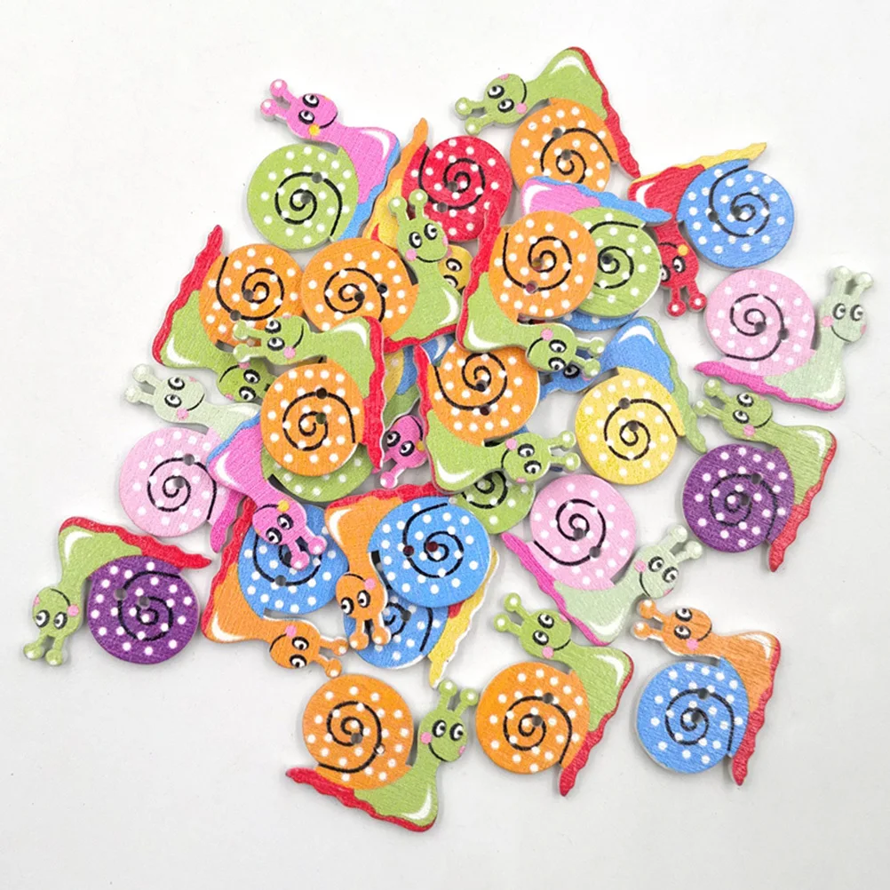 50Pcs Cartoon Snail Wooden Buttons Colorful Mixed Patterns DIY Sewing Knitting Scrapbook Crafting Supplies Mixed Color Buttons
50Pcs Cartoon Snail Wooden Buttons Colorful Mixed Patterns DIY Sewing Knitting Scrapbook Crafting Supplies Mixed Color Buttons