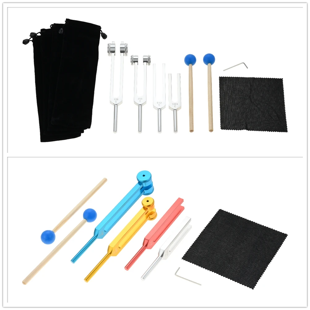 4pcs 128Hz 256Hz 512Hz 1024Hz Tuning Forks Silicone Hammer Tool Musical Healing Instrument Sound Yoga Meditation Silver/Colorful
4pcs 128Hz 256Hz 512Hz 1024Hz Tuning Forks Silicone Hammer Tool Musical Healing Instrument Sound Yoga Meditation Silver/Colorful