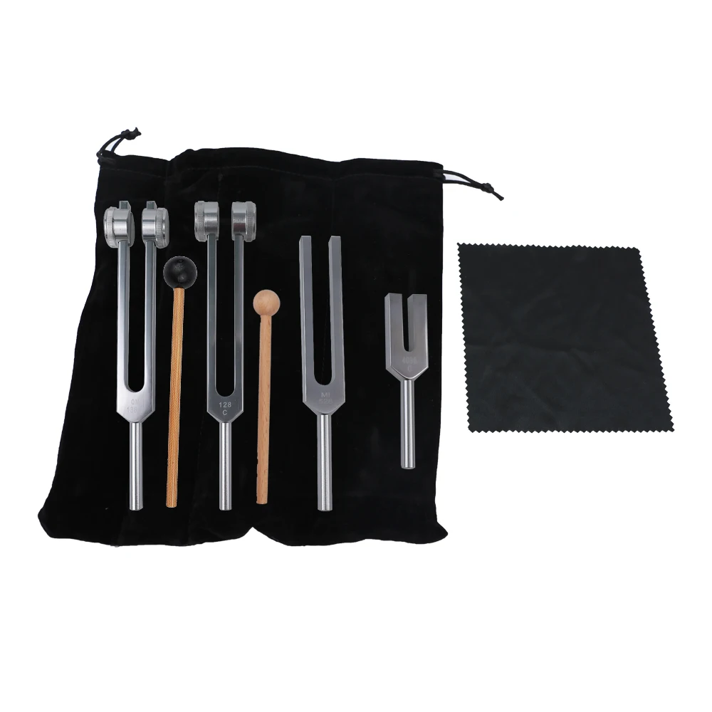 4 pcs/set Tuning Fork Set(128 Hz,136.1 Hz,528 Hz,4096 Hz)With Tuning Fork Hammer For Sound Healing Sound Vibration Tools
4 pcs/set Tuning Fork Set(128 Hz,136.1 Hz,528 Hz,4096 Hz)With Tuning Fork Hammer For Sound Healing Sound Vibration Tools