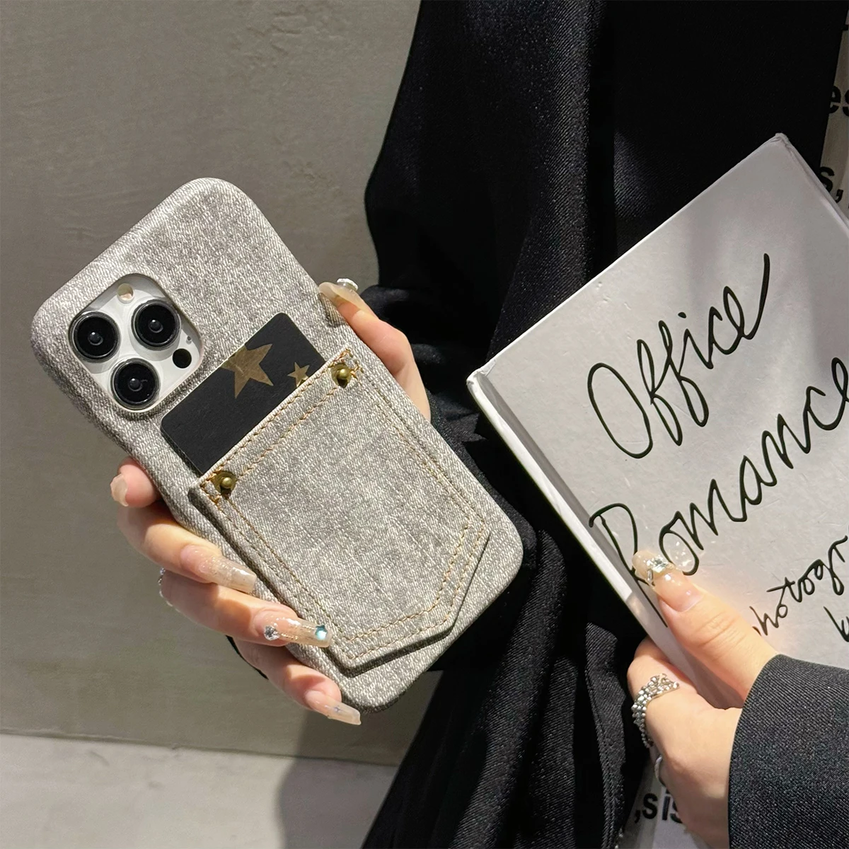 Luxury Denim Leather Card Bag Case For iPhone 16 15 14 13 12 11 Pro Max
Luxury Denim Leather Card Bag Case For iPhone 16 15 14 13 12 11 Pro Max