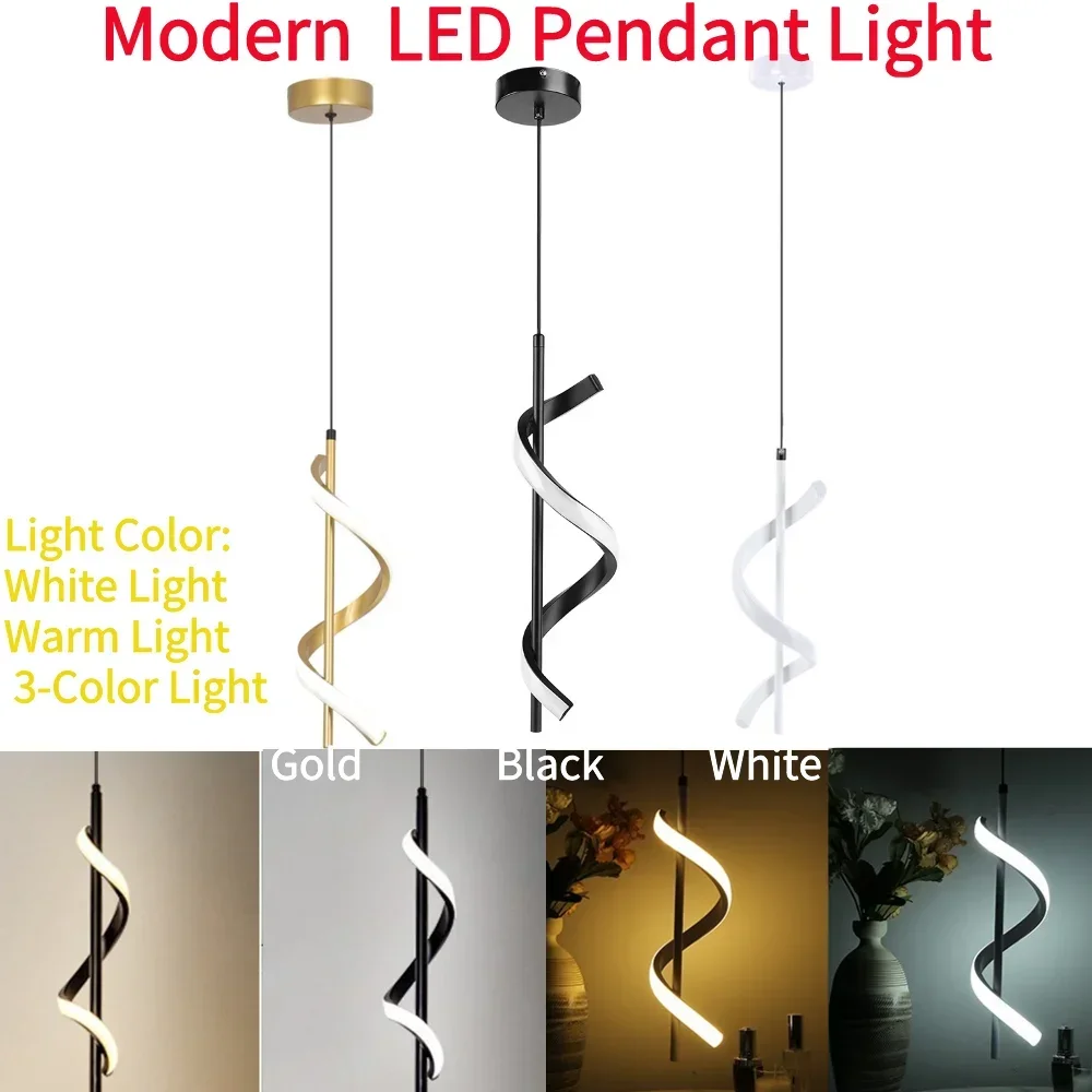 Nordic Spiral Chandelier Minimalist Modern Atmosphere Chandelier Metal Spiral Pendant Lamp for Ceiling Fixtures Lighting Ring
Nordic Spiral Chandelier Minimalist Modern Atmosphere Chandelier Metal Spiral Pendant Lamp for Ceiling Fixtures Lighting Ring