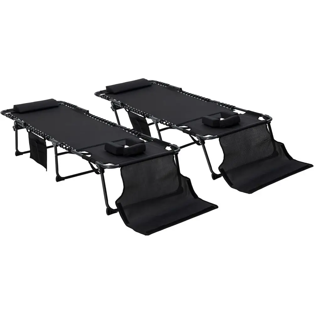 Комплект для отдыха на открытом воздухе из 2 предметов с откидной спинкой, отверстием для чтения, приставным столиком, идеально подходит для загара, террасы и пляжа, черный
Комплект для отдыха на открытом воздухе из 2 предметов с откидной спинкой, отверстием для чтения, приставным столиком, идеально подходит для загара, террасы и пляжа, черный