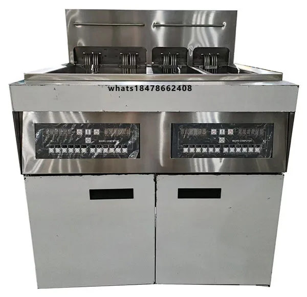 Commercial Electric Deep Fryer with 3 Tanks 4 Baskets Restaurant Use Chips Fish Donuts KFC Chicken More
Commercial Electric Deep Fryer with 3 Tanks 4 Baskets Restaurant Use Chips Fish Donuts KFC Chicken More