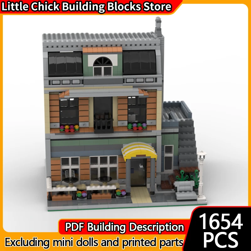 City Street View Model MOC Building Bricks Bakery And Cafe Shop Modular Technology Children Holiday Gifts Assemble Toys Suit
City Street View Model MOC Building Bricks Bakery And Cafe Shop Modular Technology Children Holiday Gifts Assemble Toys Suit