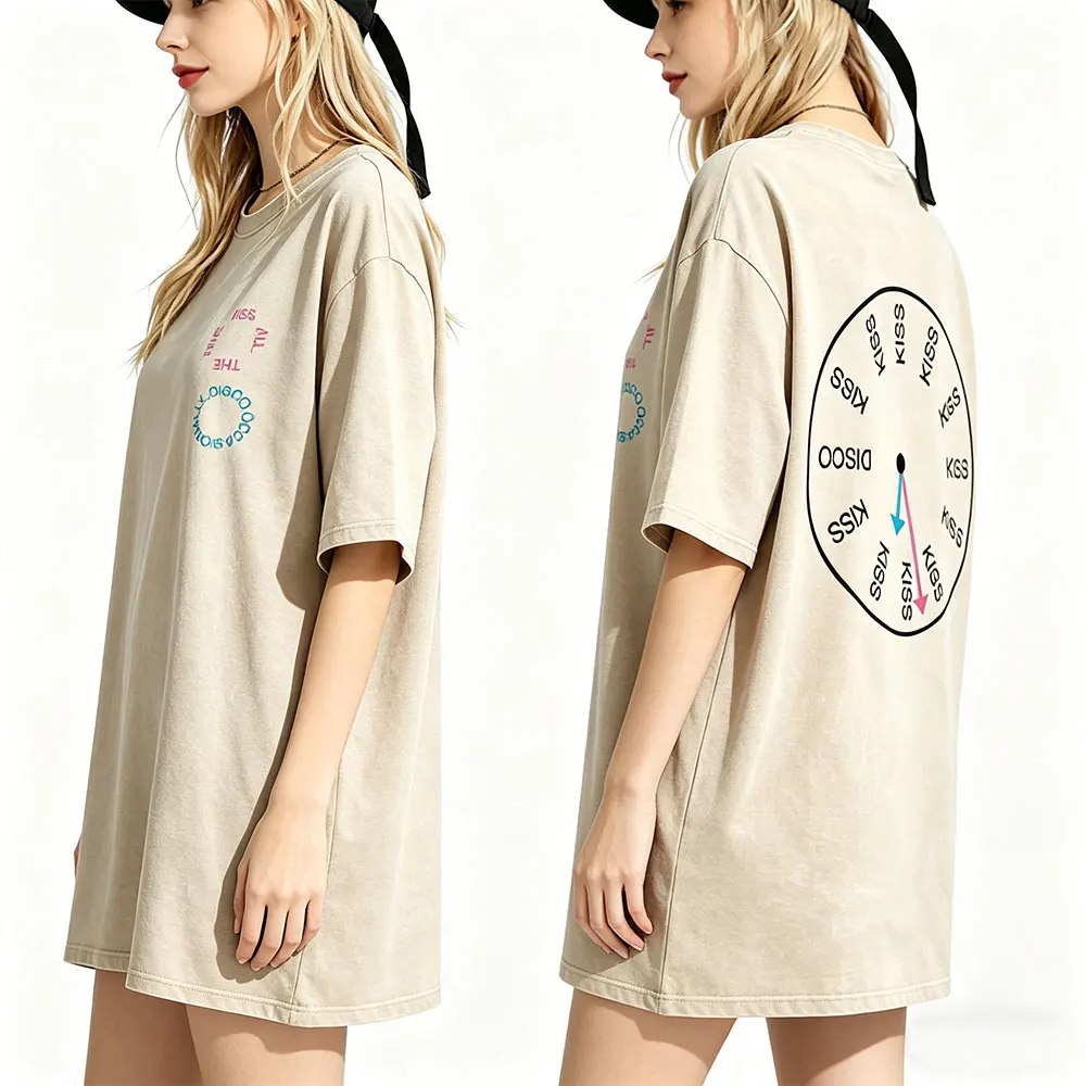 Kiss All The Time Disco Occasionally Washed Vintage T Shirts Men Women Fashion Casual T-shirt Unisex Summer Oversized T-shirts
Kiss All The Time Disco Occasionally Washed Vintage T Shirts Men Women Fashion Casual T-shirt Unisex Summer Oversized T-shirts