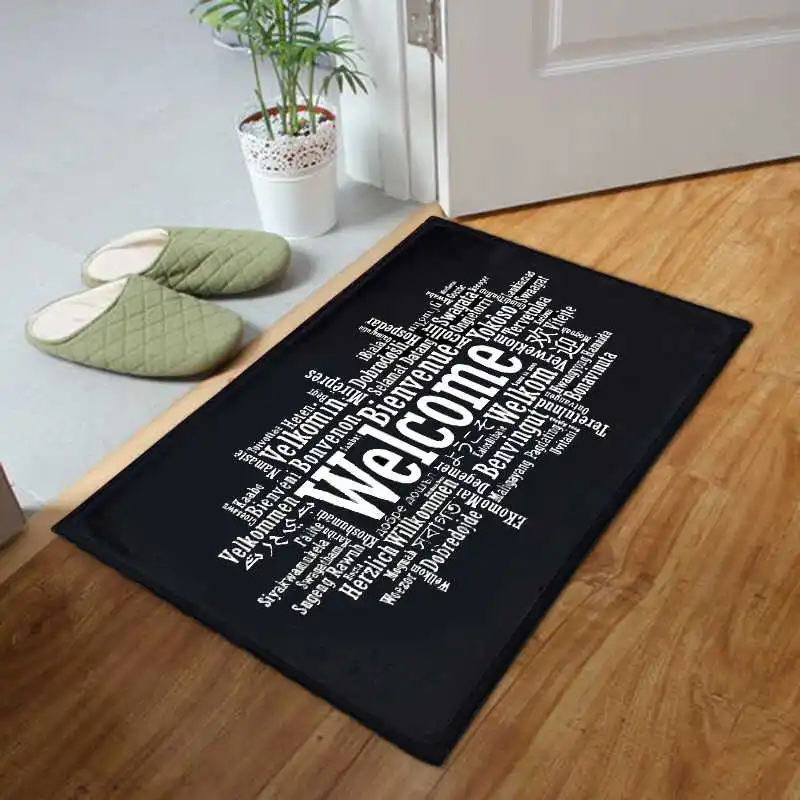 Home Decorative Doormat Entrance Door Mat 40x60cm 50x80cm Flannel Fabric Printed Hallway Anti Slip Floor Carpet Indoor Rugs
Home Decorative Doormat Entrance Door Mat 40x60cm 50x80cm Flannel Fabric Printed Hallway Anti Slip Floor Carpet Indoor Rugs