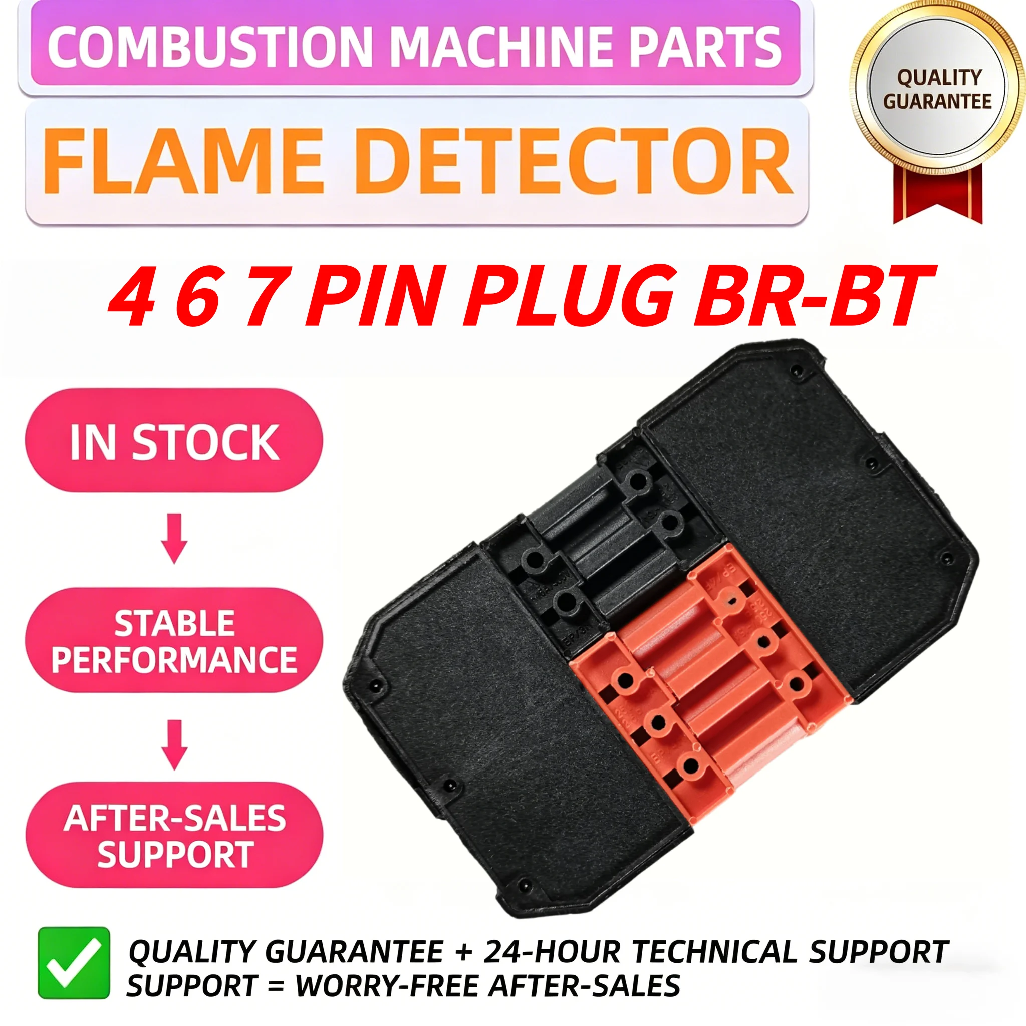 Universal BR-BT Burner Socket 4 6 7PIN Plug Oil Burner Combustion Equipment Spare Parts, 24h Fast Shipping
Universal BR-BT Burner Socket 4 6 7PIN Plug Oil Burner Combustion Equipment Spare Parts, 24h Fast Shipping