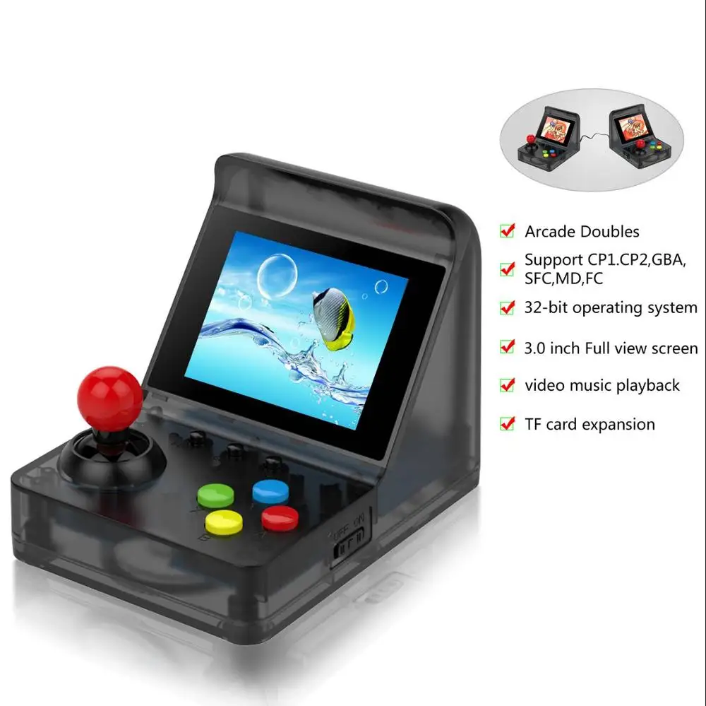 MINI Best Popular 32 Bit Mini Arcade Retro Console Handheld Portable Classic player 500 Games For Kids
MINI Best Popular 32 Bit Mini Arcade Retro Console Handheld Portable Classic player 500 Games For Kids