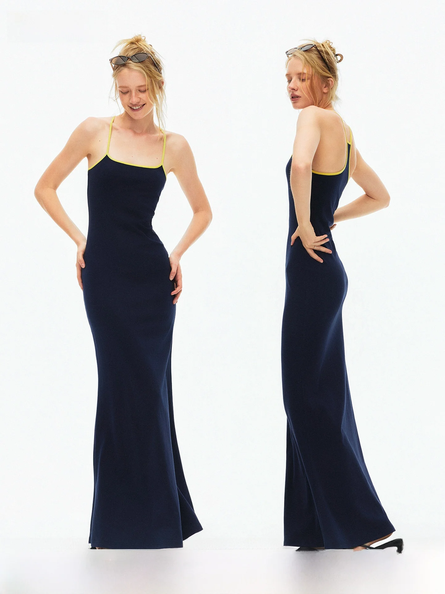 High Elasticity Knitted Slim Fit Two-Piece Set Women's Dress SaltHe Salt Tea Color Block Work Number Strap Tight Body Dress
High Elasticity Knitted Slim Fit Two-Piece Set Women's Dress SaltHe Salt Tea Color Block Work Number Strap Tight Body Dress