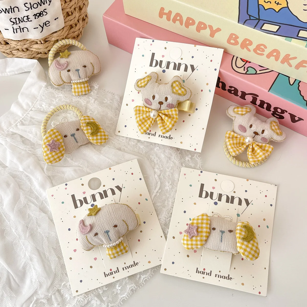 Kids Headwear Yellow Plaid Hair Clips Baby Girls Cute Cartoon Dog Elephant Mouse Children's Hairpins Hair Ties Elastic Hair Band
Kids Headwear Yellow Plaid Hair Clips Baby Girls Cute Cartoon Dog Elephant Mouse Children's Hairpins Hair Ties Elastic Hair Band