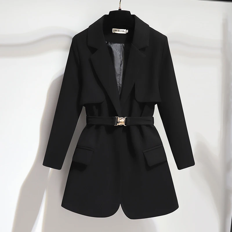 Advanced Blazers for Women Black Suit Jacket for Women 2025 Spring Autumn New Waist Cinching Suit Korean Fashion Womens Clothing
Advanced Blazers for Women Black Suit Jacket for Women 2025 Spring Autumn New Waist Cinching Suit Korean Fashion Womens Clothing