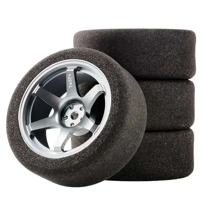 1/10 Scale Sponge Tires and Wheel Rims with 3mm Offset and 12mm Hex fit RC HSP HPI On-Road Racing Car Model Toys Accessory 
1/10 Scale Sponge Tires and Wheel Rims with 3mm Offset and 12mm Hex fit RC HSP HPI On-Road Racing Car Model Toys Accessory