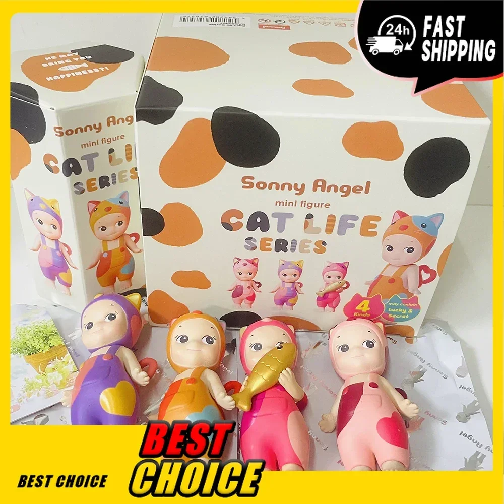 Sonny Angel Blind Box Cat Life Series 4Pcs Box High Quality Mini Cat Action Figures Dolls Toys Ornaments Gifts for Children
Sonny Angel Blind Box Cat Life Series 4Pcs Box High Quality Mini Cat Action Figures Dolls Toys Ornaments Gifts for Children