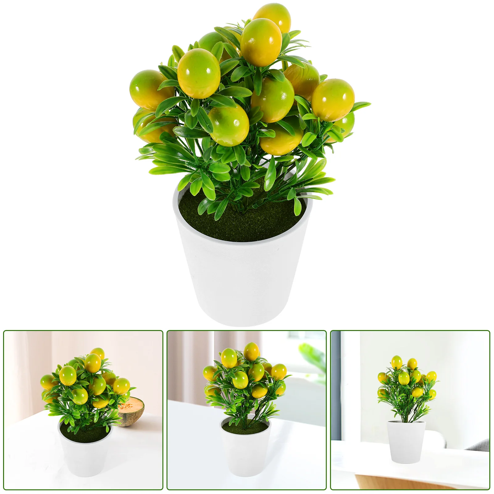 1Set Artificial Potted Fruit Picks Realistic Lemon Branches Bonsai Fake Green Plant Simulated Fruit Branch Ornament
1Set Artificial Potted Fruit Picks Realistic Lemon Branches Bonsai Fake Green Plant Simulated Fruit Branch Ornament