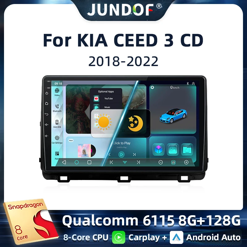 Android 13 Carplay Auto For Kia Ceed 3 CD 2018 2019 - 2022 Car Radio Navigation GPS Video DVD 2 Din Stereo Player 360 Camera DSP
Android 13 Carplay Auto For Kia Ceed 3 CD 2018 2019 - 2022 Car Radio Navigation GPS Video DVD 2 Din Stereo Player 360 Camera DSP