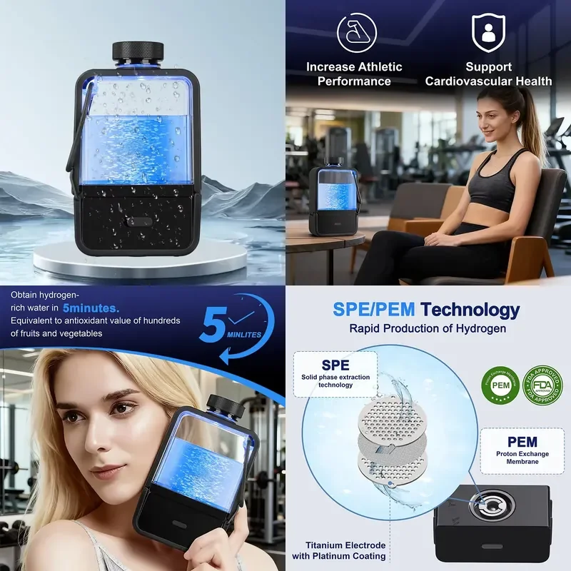 High Quality PEM Generator 350ml Electrolyzer for High Purity 2000ppb Generation Water Bottle
High Quality PEM Generator 350ml Electrolyzer for High Purity 2000ppb Generation Water Bottle