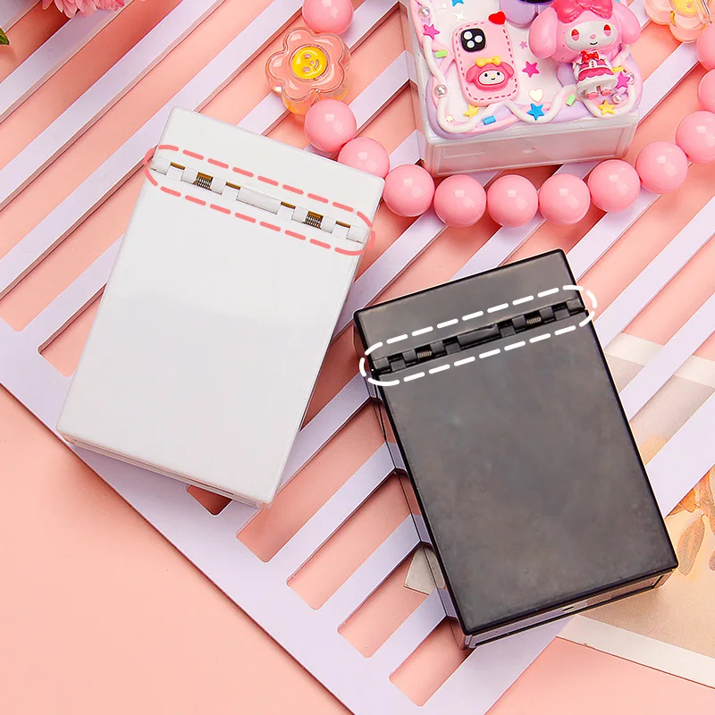 Korean Plastic Photo Card Holder Black White 3 Inch Idol Photocard Protective Storage Box Small Card Collection Organizer Case
Korean Plastic Photo Card Holder Black White 3 Inch Idol Photocard Protective Storage Box Small Card Collection Organizer Case