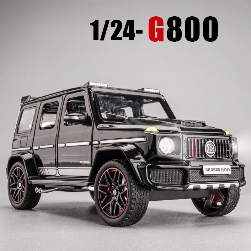 1:24 Mercedes Benz G800 модель автомобиля из сплава, литой автомобиль, звуковой свет, коллекция для любителей автомобилей, детский подарок на день рождения, металлические игрушки для мальчиков 
1:24 Mercedes Benz G800 модель автомобиля из сплава, литой автомобиль, звуковой свет, коллекция для любителей автомобилей, детский подарок на день рождения, металлические игрушки для мальчиков