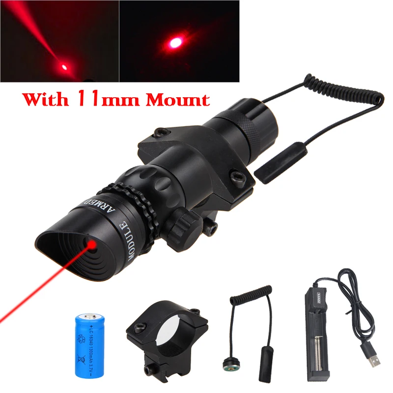 Powerful 532nm Red/Green Laser Dot Sight Red Tactical Hunting Emitter Gun Scope 20mm/11mm Rail Barrel Pressure Switch Mount
Powerful 532nm Red/Green Laser Dot Sight Red Tactical Hunting Emitter Gun Scope 20mm/11mm Rail Barrel Pressure Switch Mount