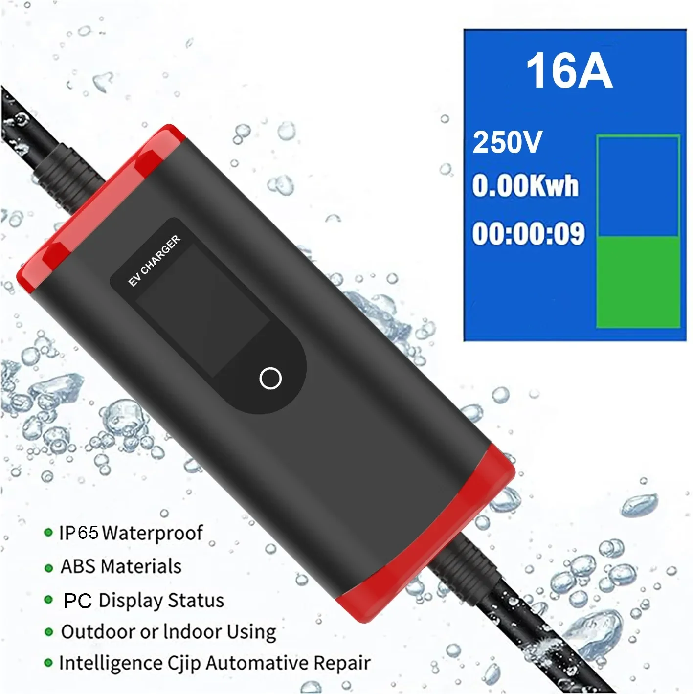 16a Ev Charger Level 2 Type 2 or Type 1 Plug with 5m Cable Electric Vehicle Car Charger Ev Portable Charger
16a Ev Charger Level 2 Type 2 or Type 1 Plug with 5m Cable Electric Vehicle Car Charger Ev Portable Charger