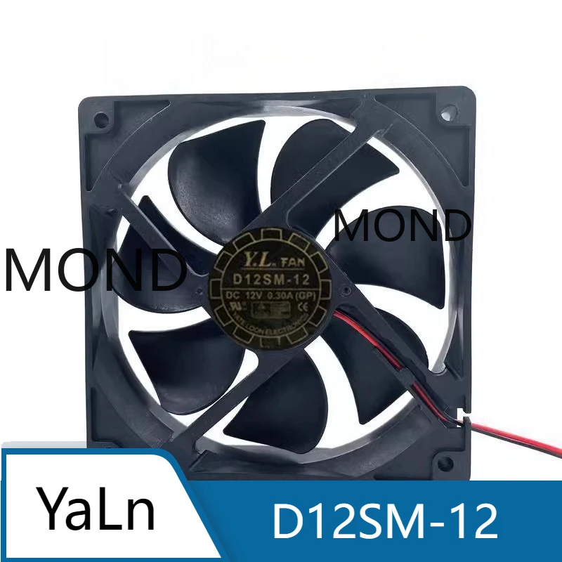 D12SM-12 Cooling Fan YaLn 12025 DC12V 0.30A 12CM 120*120*25mm Power Supply Silent Original
D12SM-12 Cooling Fan YaLn 12025 DC12V 0.30A 12CM 120*120*25mm Power Supply Silent Original